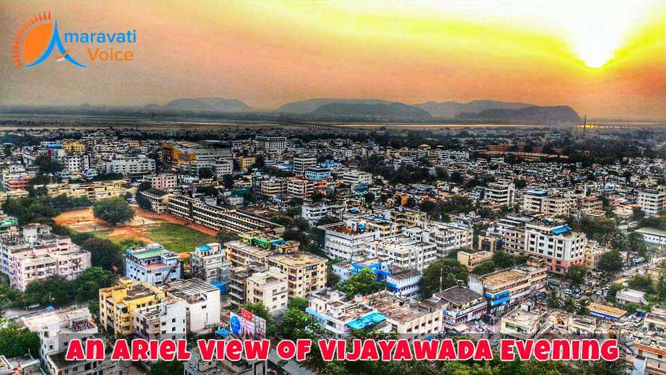 An View of Vijayawada Evening