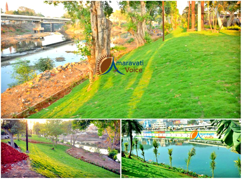 vijayawada canals beautificaiton 16042016