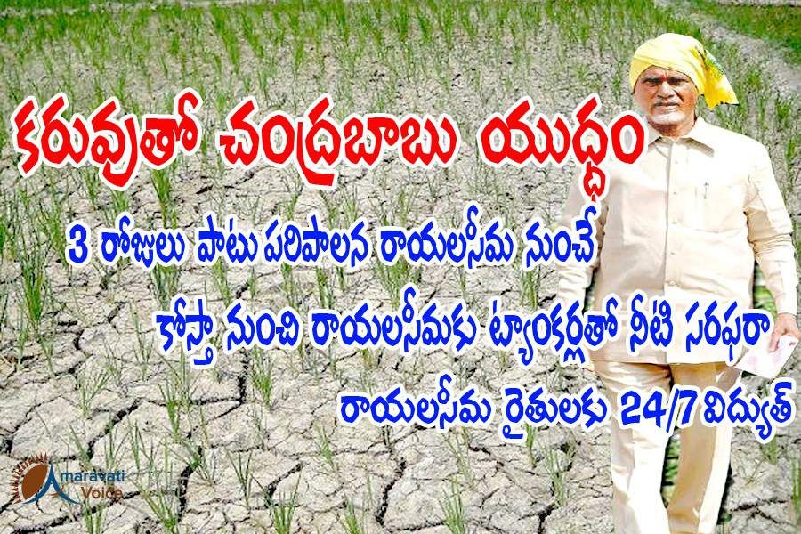 chandrababu farmers drought 30082016