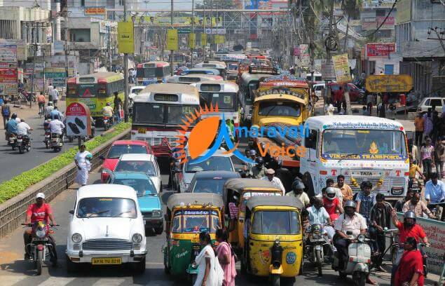 traffic diversions vijayawada