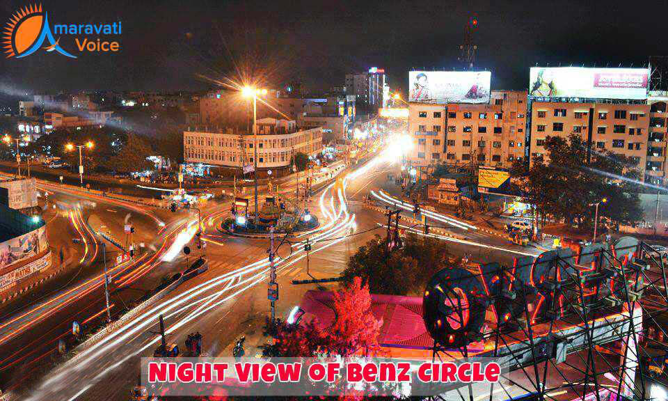 Benz Circle Night View