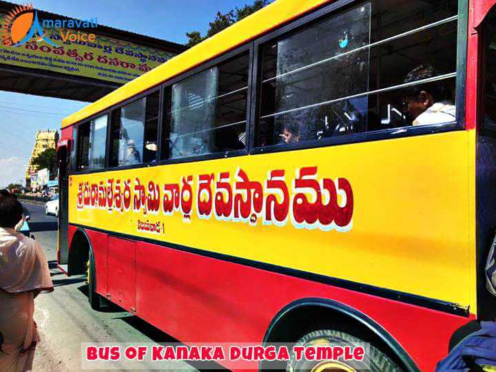 Free Service of Bus to Durga Temple Vijayawaa
