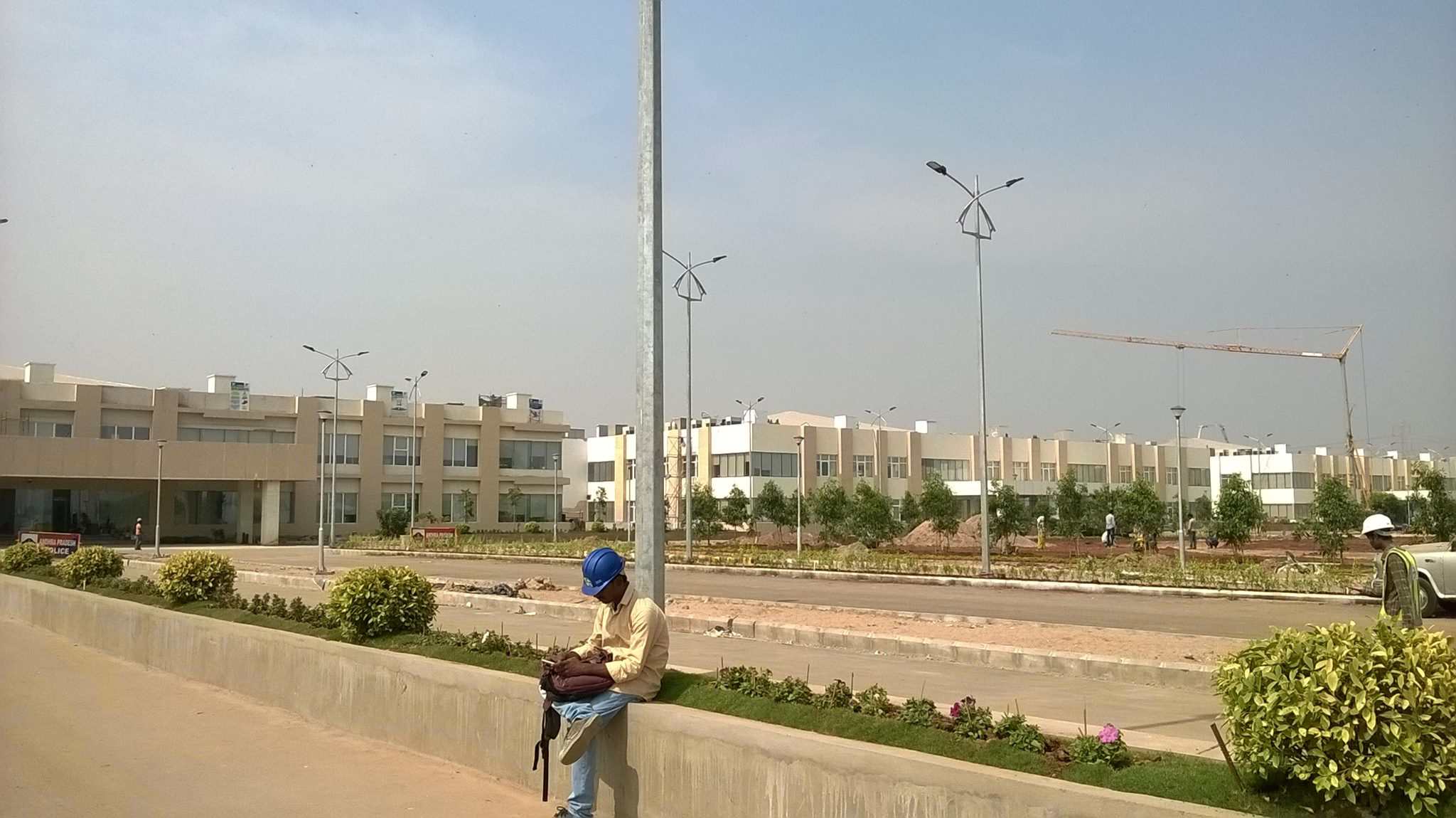 greenary in amaravati secretariat 1