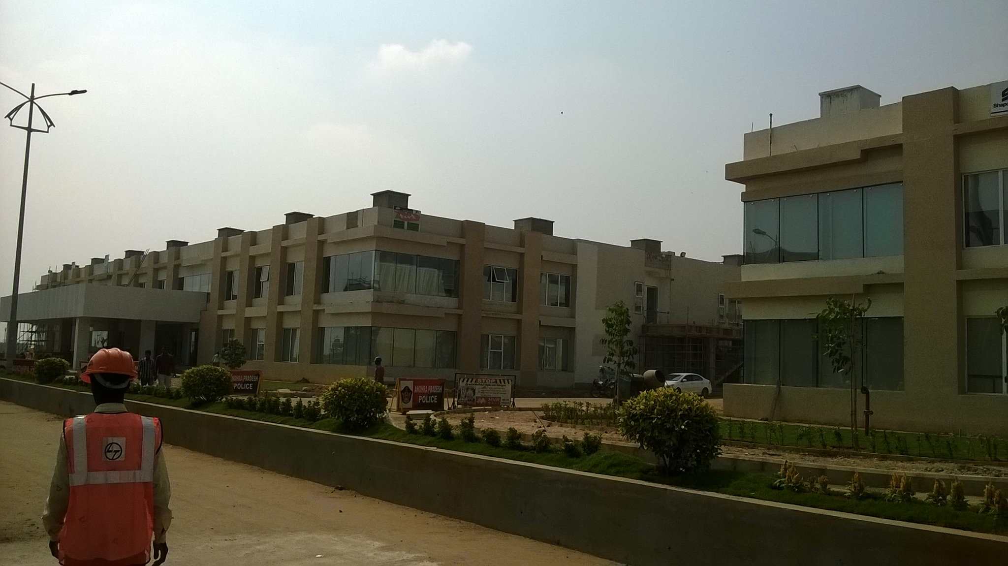 greenary in amaravati secretariat 1