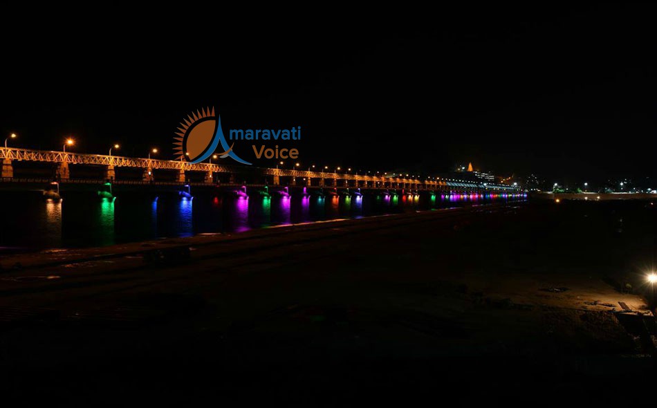 prakasam barrage lighting 08062016 7