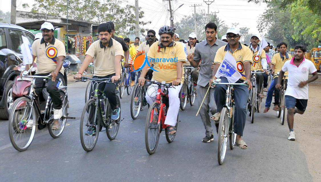 amaravati cycle rally 22022016