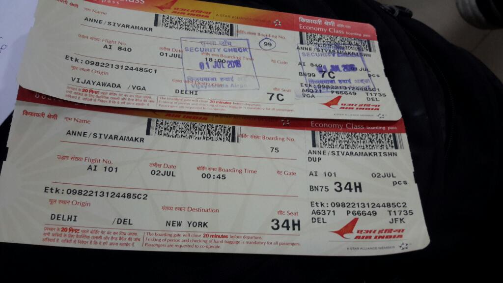 Tickets to India from Usa