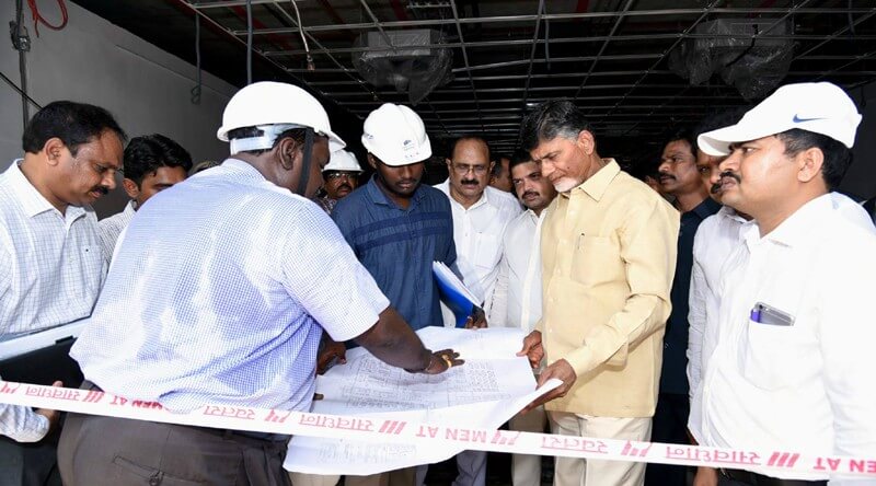 cm inspecting velgapudi works 04072016 2