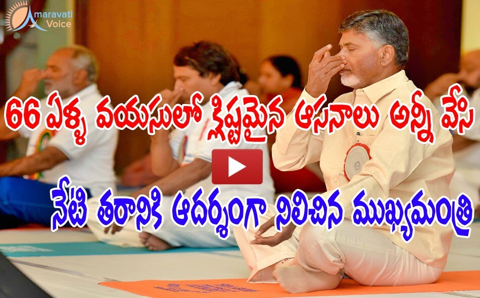 chandrababu yoga day 21062016