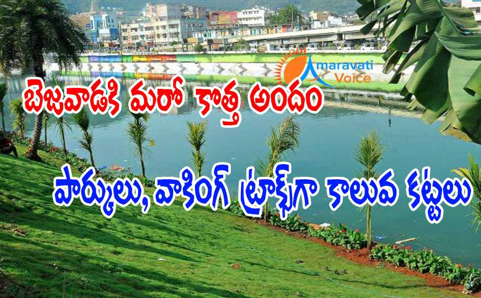 canals beautification vijayawada 09042016