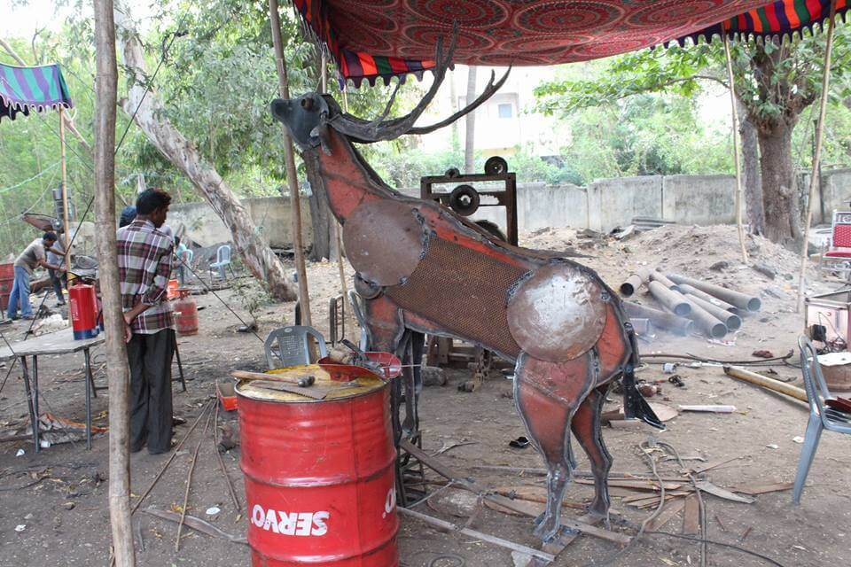 scrap sculpture park in vijayawada 6