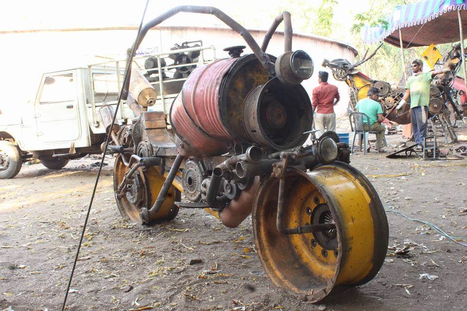 scrap sculpture park in vijayawada 7