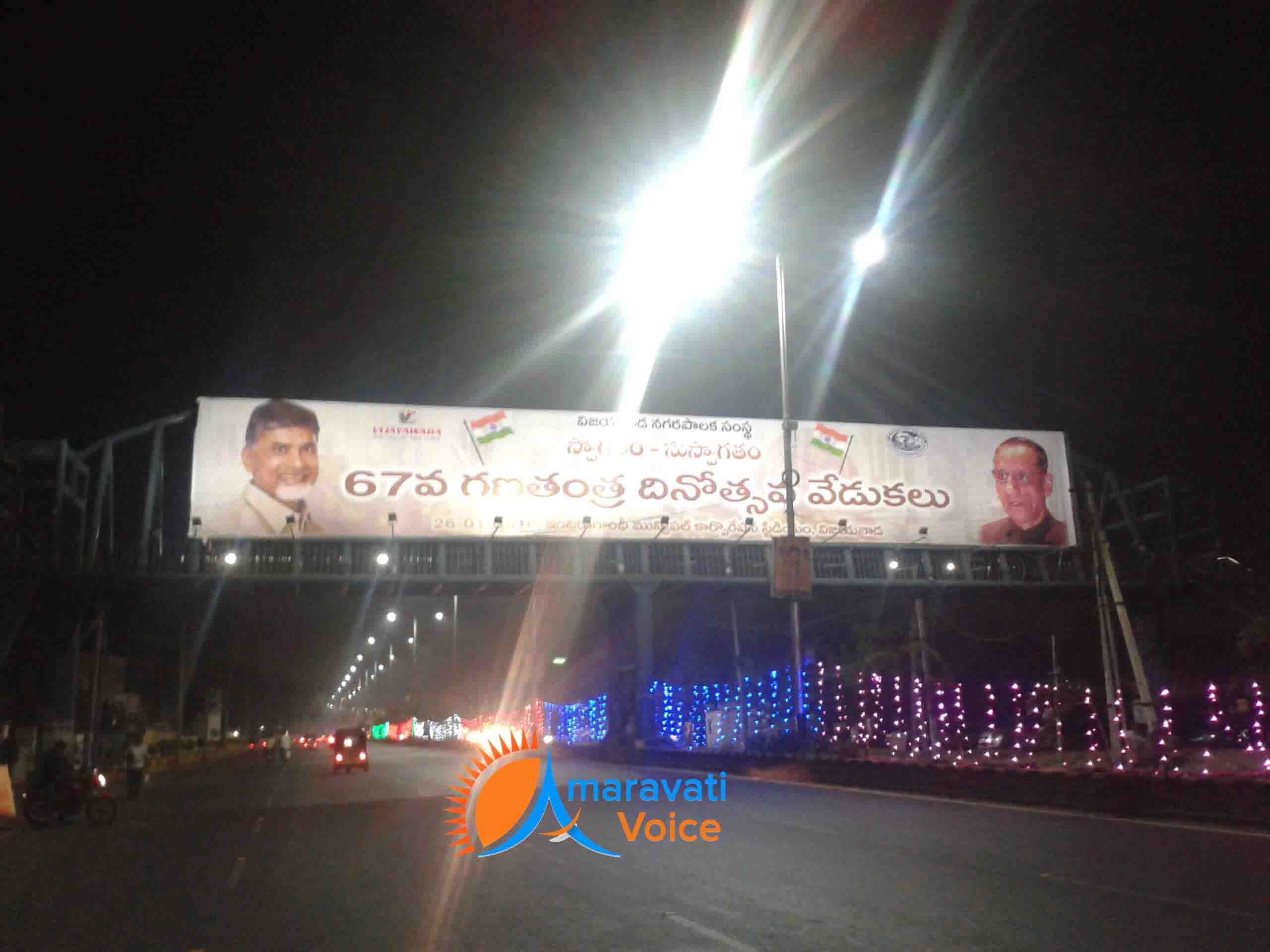 republic day lighting vijayawada 1