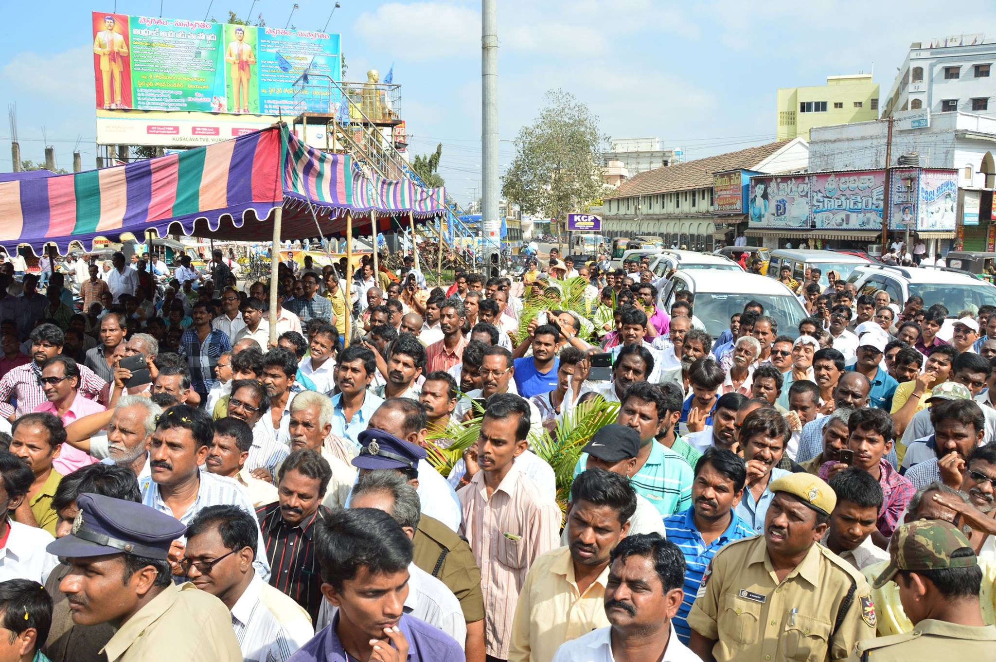 sobhan babu statute Inaguration Vijayawada