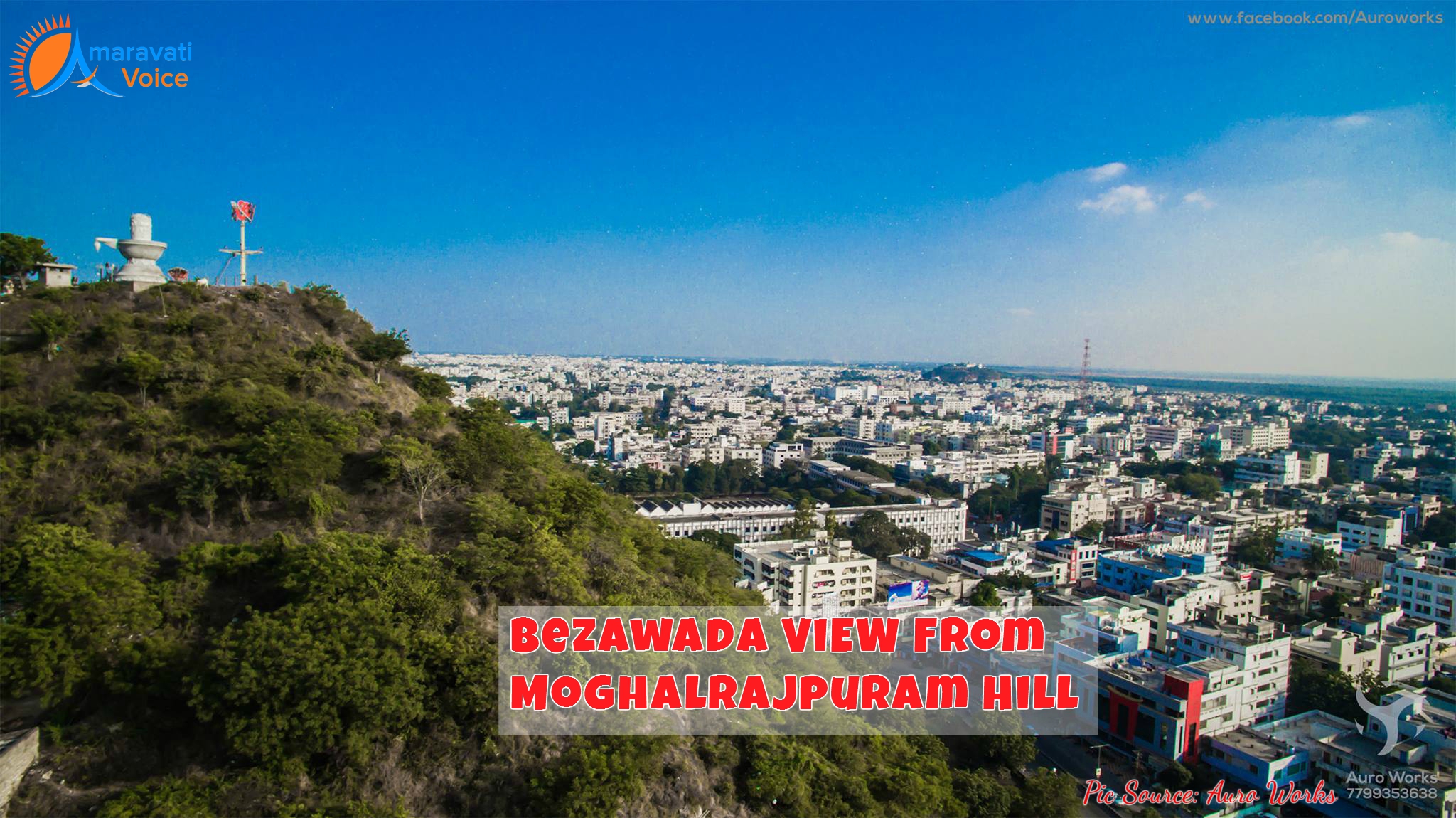 view from hill vijayawada