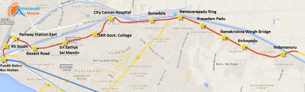 vijayawada Metro Map