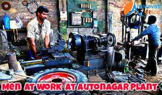 Men At Work at Vijayawada Autonagar