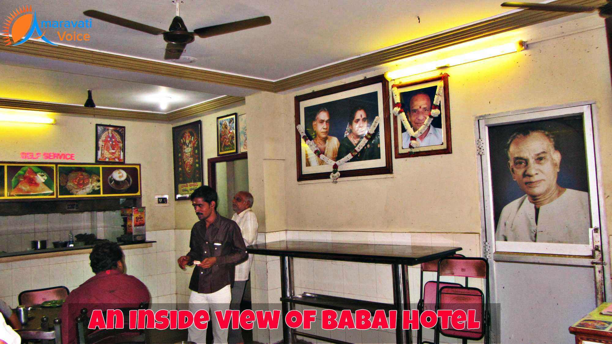 Inside Babai Hotel, Vijayawada