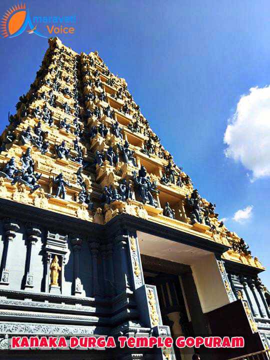 Newly Constructed Gopuram of Kanak Durga Temple