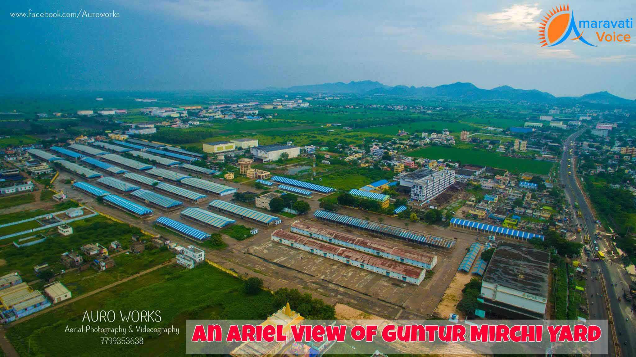 An Ariel View of Guntur Mirchi Yard
